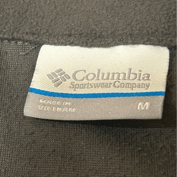 Columbia Gray Fleece Quarter Zip Pullover Men’s Medium - Picture 3 of 3